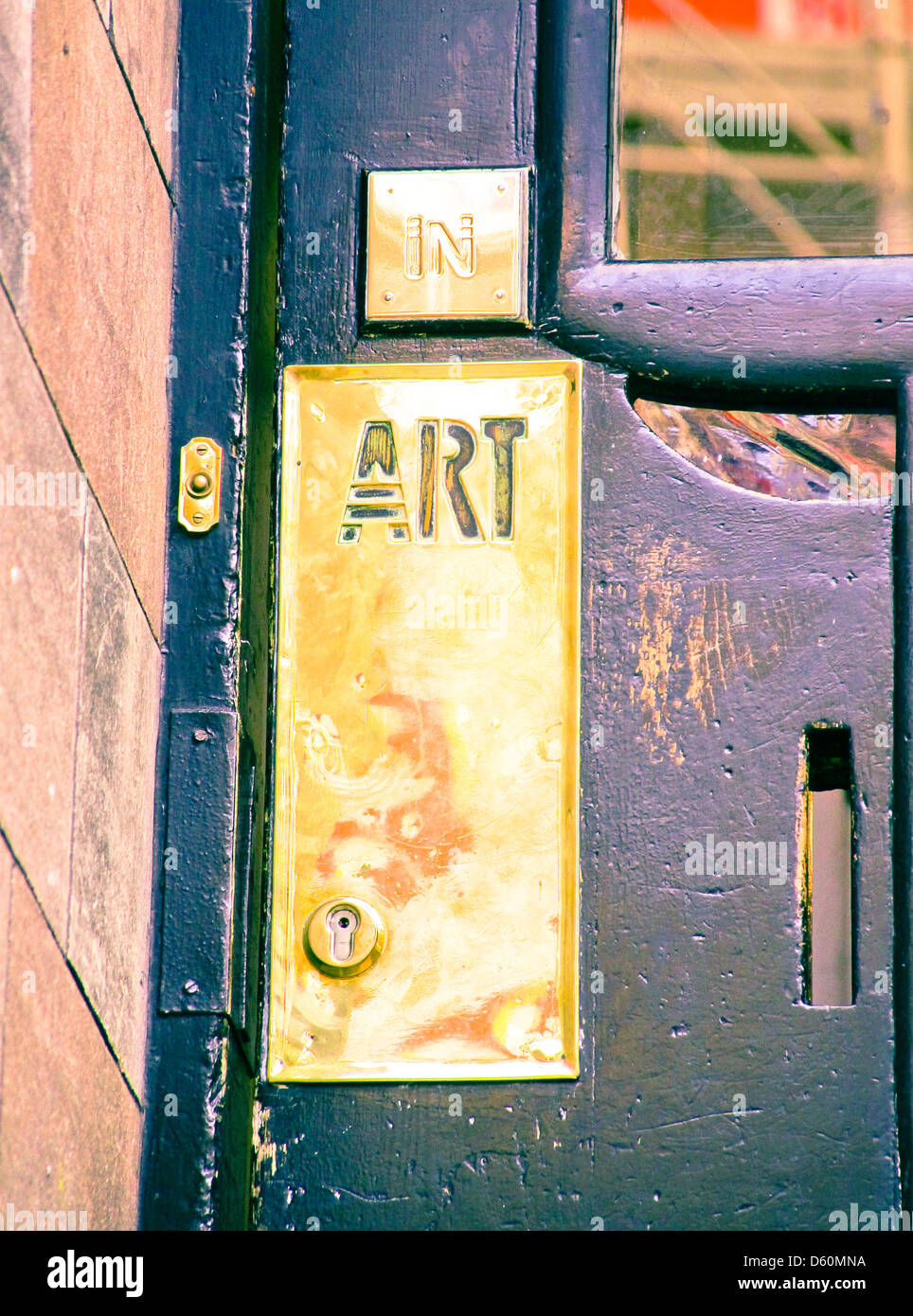 Glasgow School of Art rue Renfrew Banque D'Images