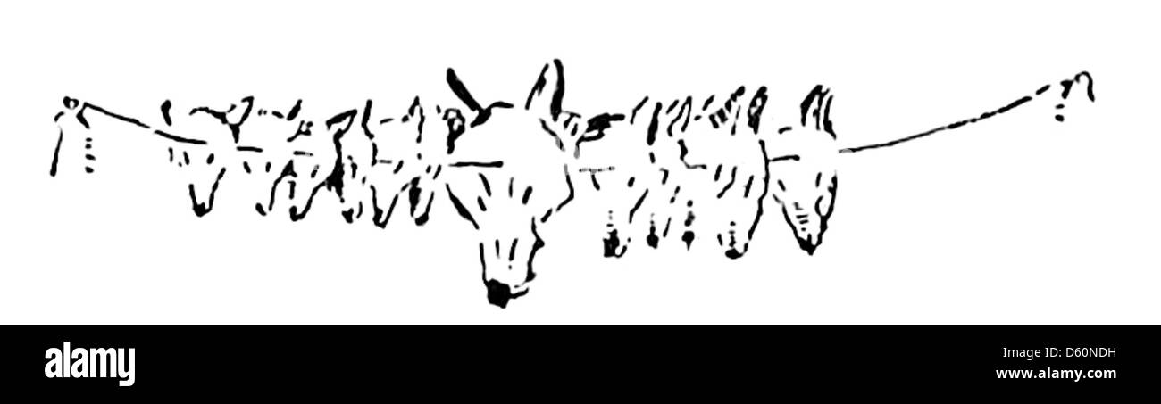 Illustration d'un livre représentant divers animaux comme des figures héroïques, mettant en valeur des créatures anthropomorphisées dans des scènes de courage et de bravoure. L'illustration est vibrante et fait appel à un sens de l'aventure et de l'héroïsme. Banque D'Images