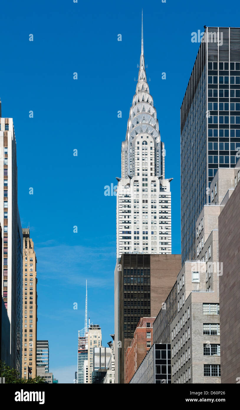Chrysler Building, Midtown, Manhattan, New York City, New York, USA, PublicGround Banque D'Images