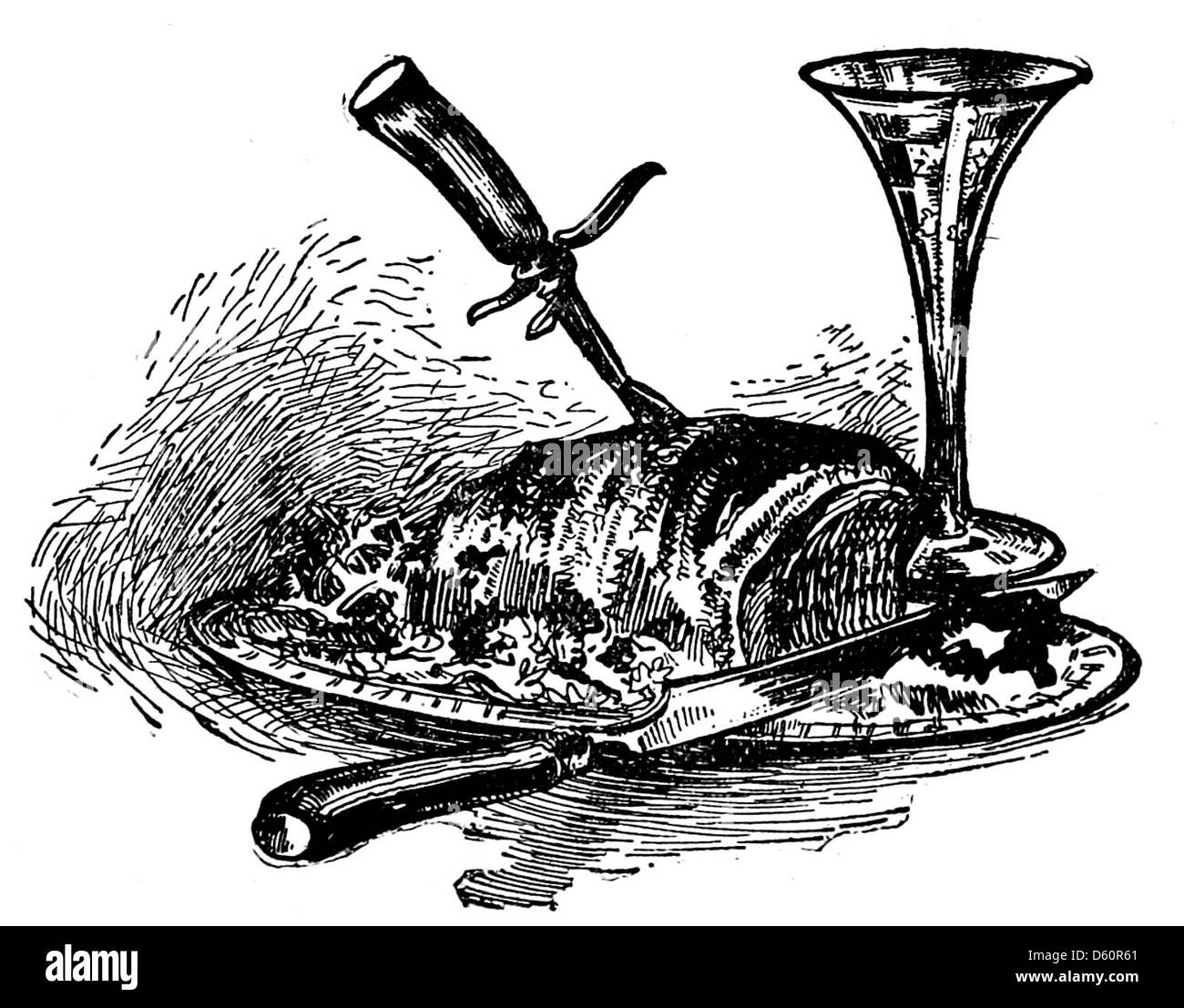 Cette image représente une armoire de célibataire, remplie de diverses coupes de viande. La photographie offre une prise humoristique sur la situation de vie de l'homme célibataire, suggérant un accent sur des repas pratiques et riches en viande typiques des styles de vie de célibataire. Banque D'Images