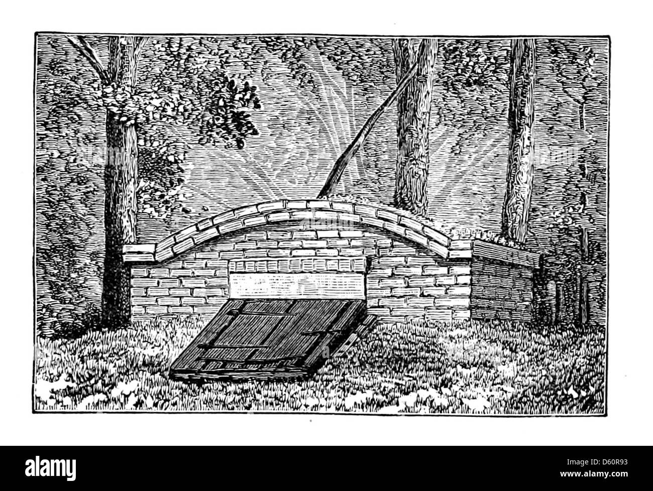 Une illustration de 1882 tirée de 'A Book About Baby', a probablement porté sur le développement de la petite enfance et la parentalité. L'image met l'accent sur les soins aux bébés et les premières années de la vie, typiques de la littérature familiale du XIXe siècle. Banque D'Images