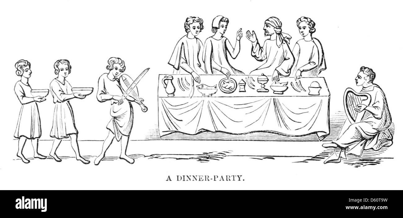 Une illustration tirée de 'une brève histoire des peuples médiévaux et modernes' (1899), représentant des personnages historiques et des scènes de diverses périodes de l'histoire. L'image met en évidence des moments clés et des figures de l'époque médiévale et moderne. Banque D'Images