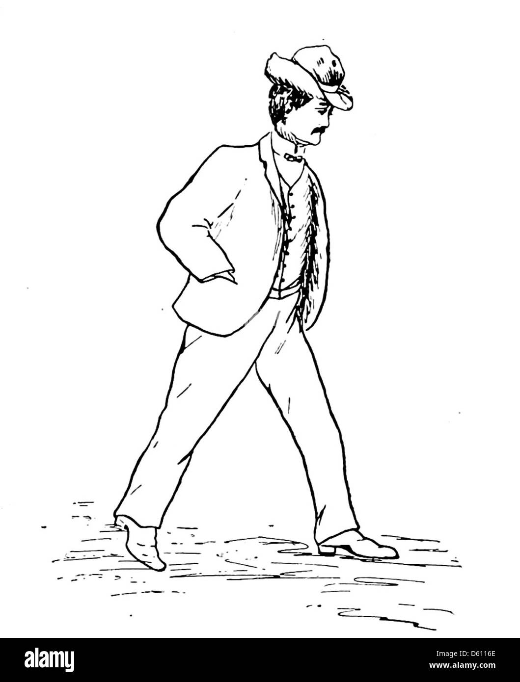 Une illustration tirée de 'A Little Book of Home and Country verse' (1906), mettant en scène des scènes poétiques de la vie rurale. L'image souligne la simplicité et la beauté de la vie à la campagne, reflétant le thème du livre. Banque D'Images