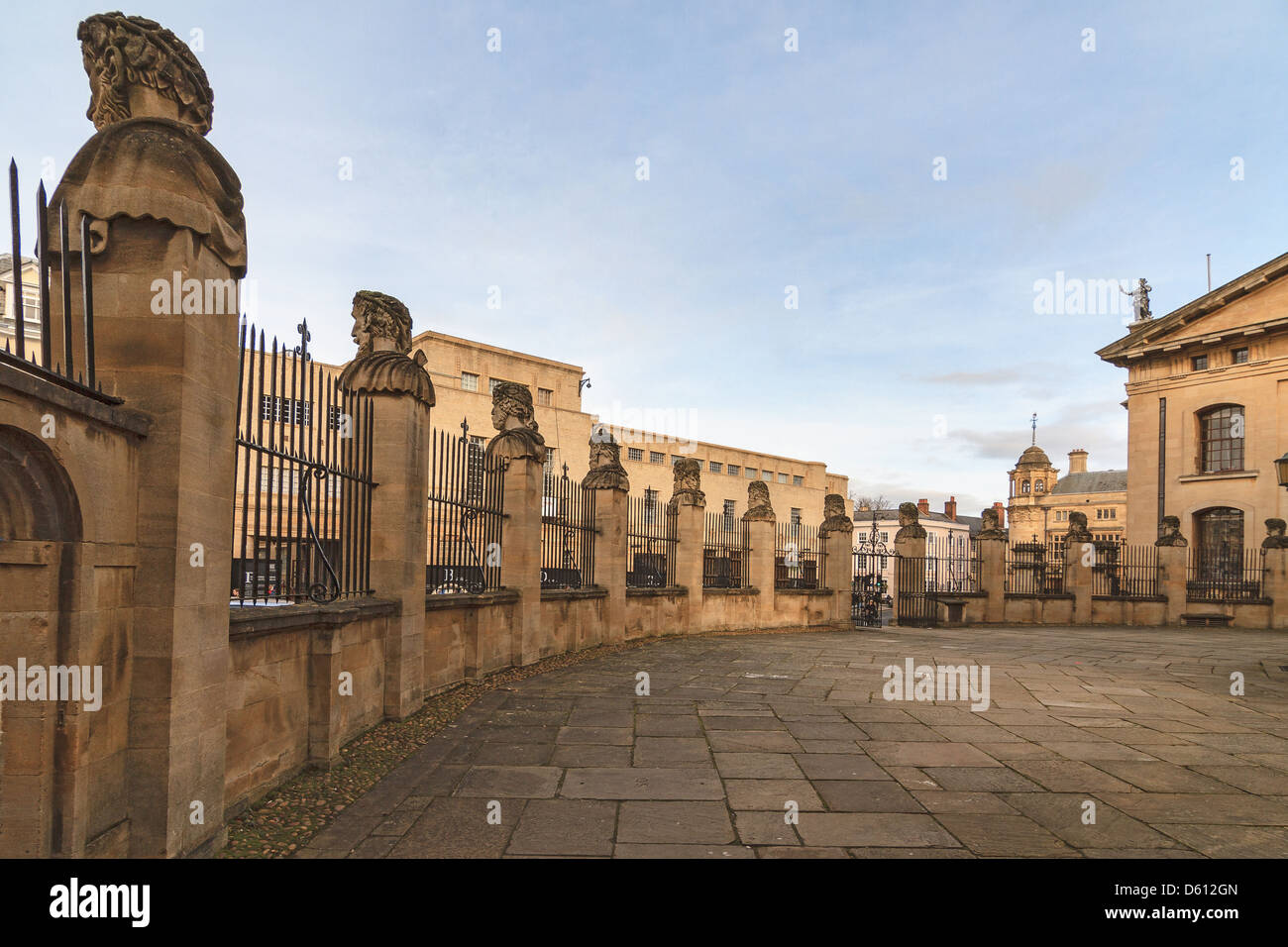 Des chefs de ligne Oxford UK Banque D'Images