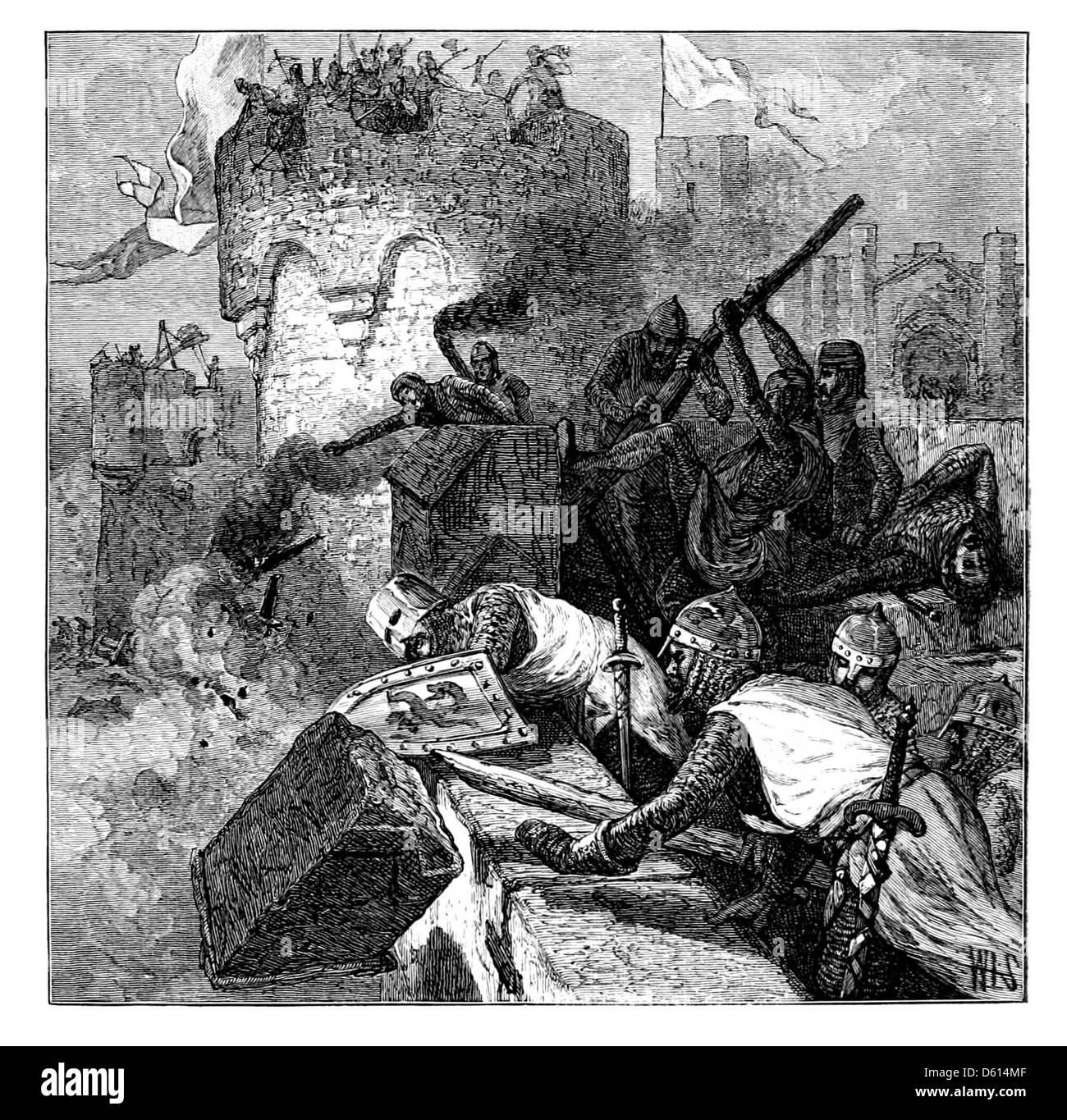 Une illustration de 1880 tirée de 'A Dream of Fair Women', représentant probablement des images idéalisées de femmes comme symboles de beauté et de vertu. Le livre, œuvre poétique, pourrait être associé à des illustrations qui reflètent ces thèmes. Banque D'Images