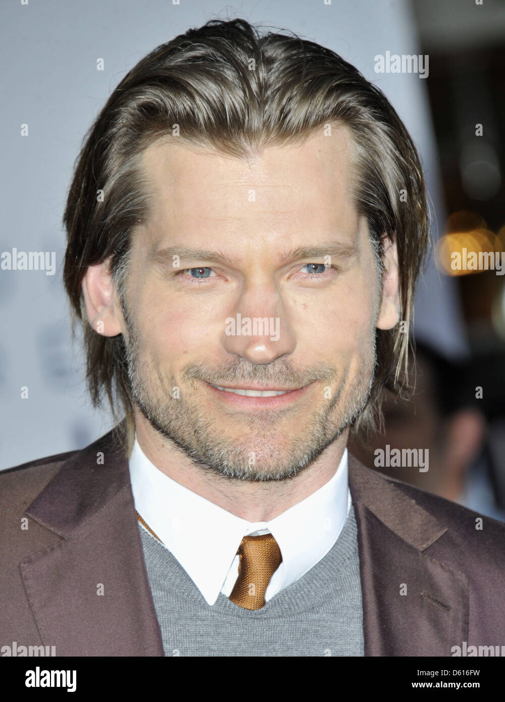 Los Angeles, Californie, USA. 10 avril 2013. Nikolaj Coster-Waldau assistant à la première de Los Angeles ''oubli'' tenue à l'Kodak Theater à Hollywood, Californie le 10 avril 2013. Crédit Image : 2013(Photo : D. Long/Globe Photos/ZUMAPRESS.com/Alamy Live News) Banque D'Images