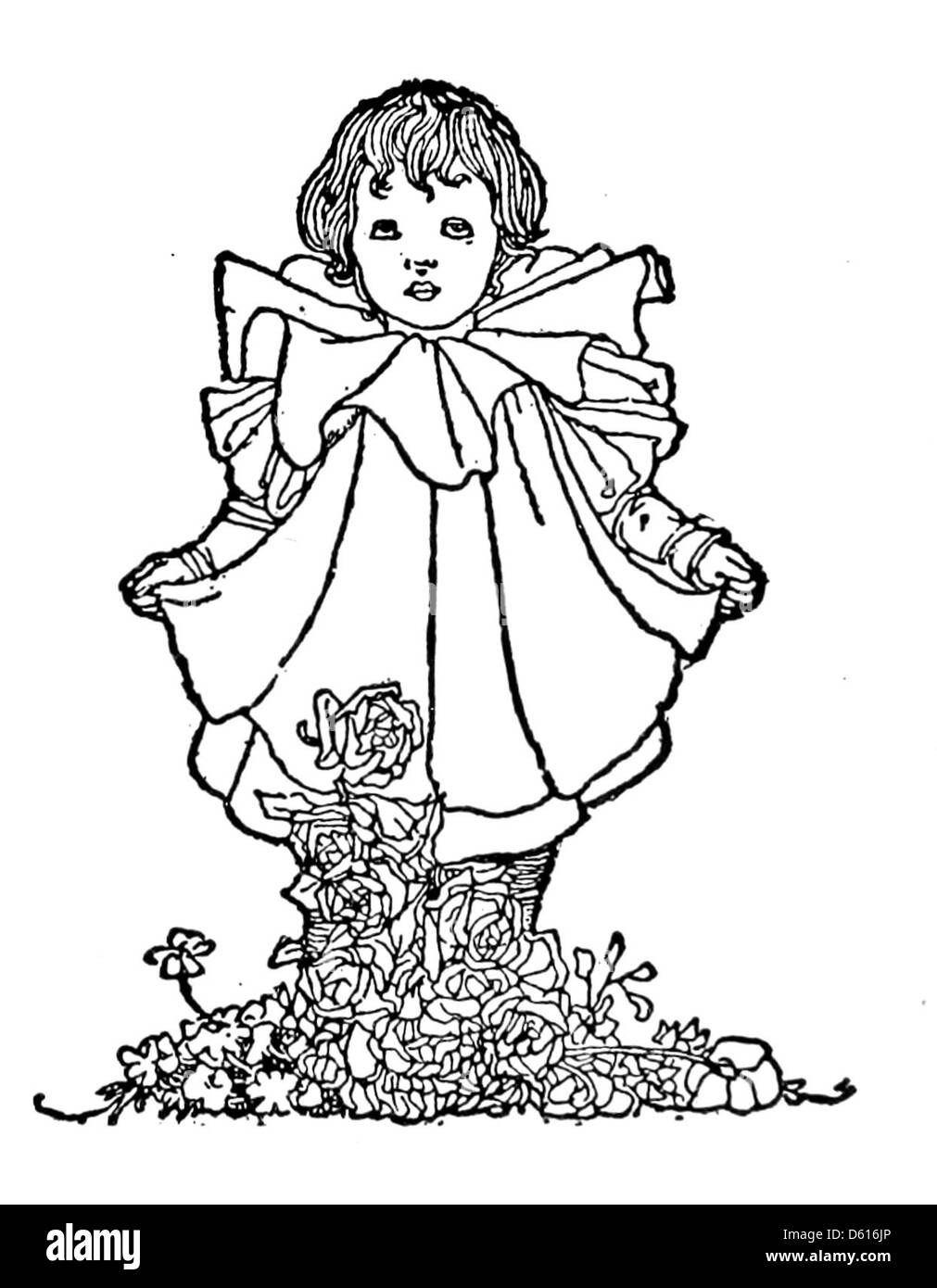 Cette édition de 1913 de A Child's Garden of Verses offre une nouvelle perspective sur les poèmes classiques de Robert Louis Stevenson, accompagnés d'illustrations actualisées qui reflètent les styles artistiques du début du XXe siècle. Banque D'Images