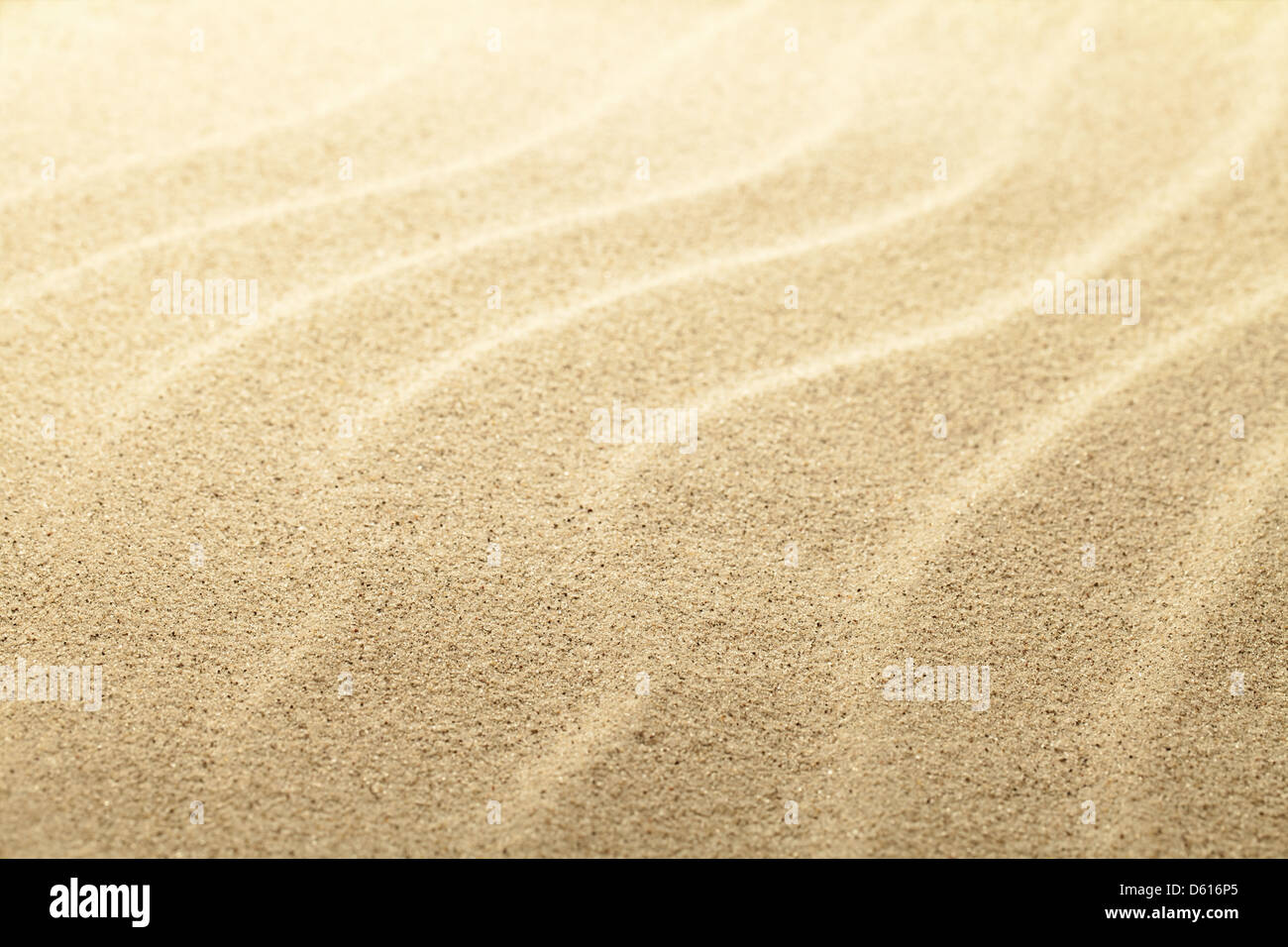 Superbe plage de sable, vagues vue rapprochée Banque D'Images