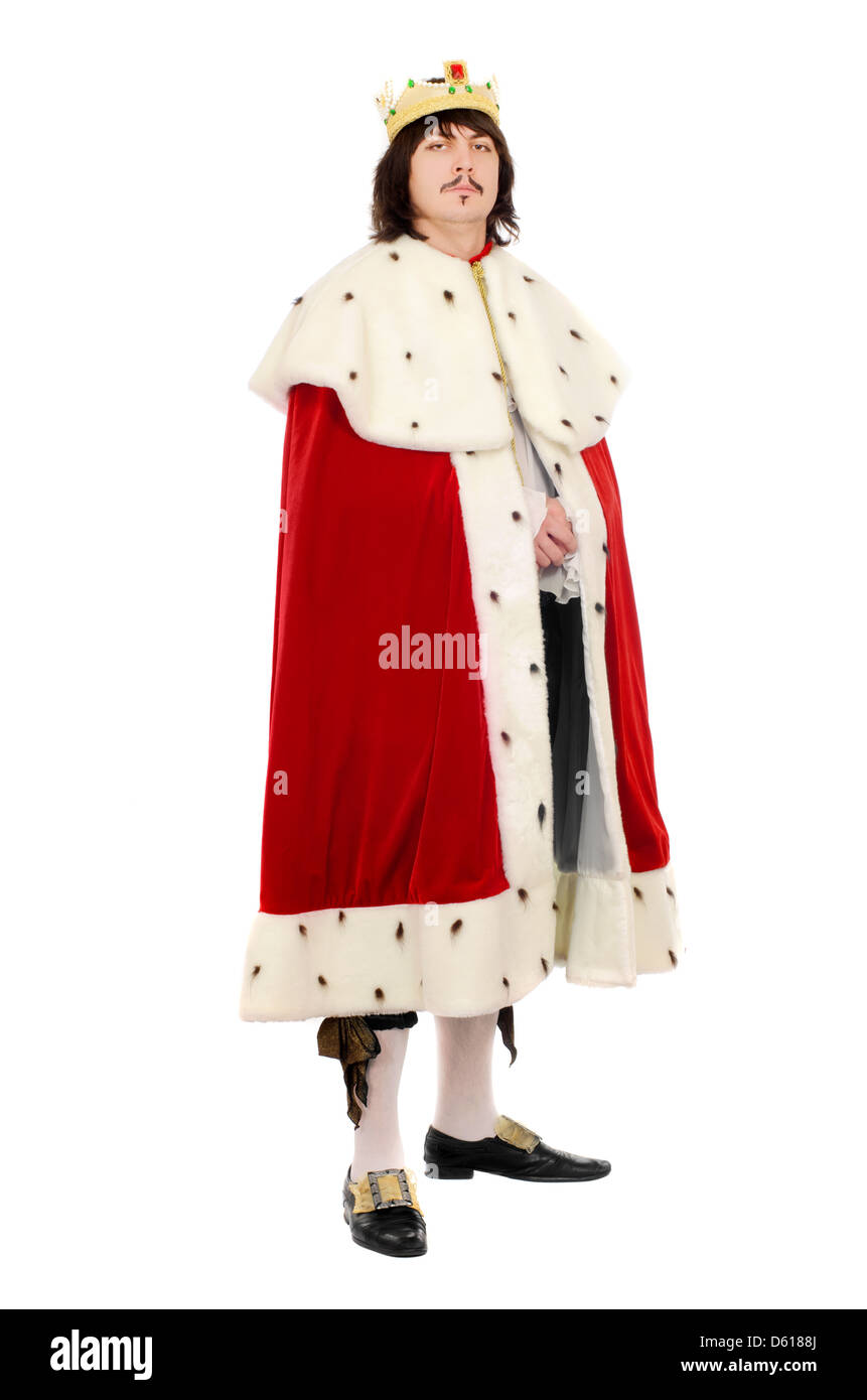 L'homme dans le costume royal Banque D'Images