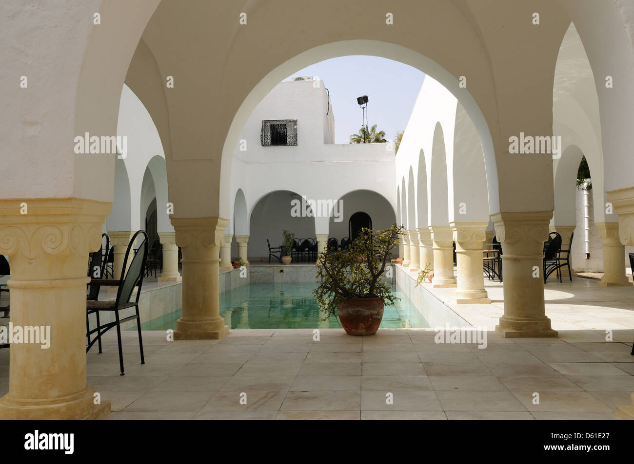 Villa Sebastian Culture Centre Hammamet Tunisie Banque D'Images