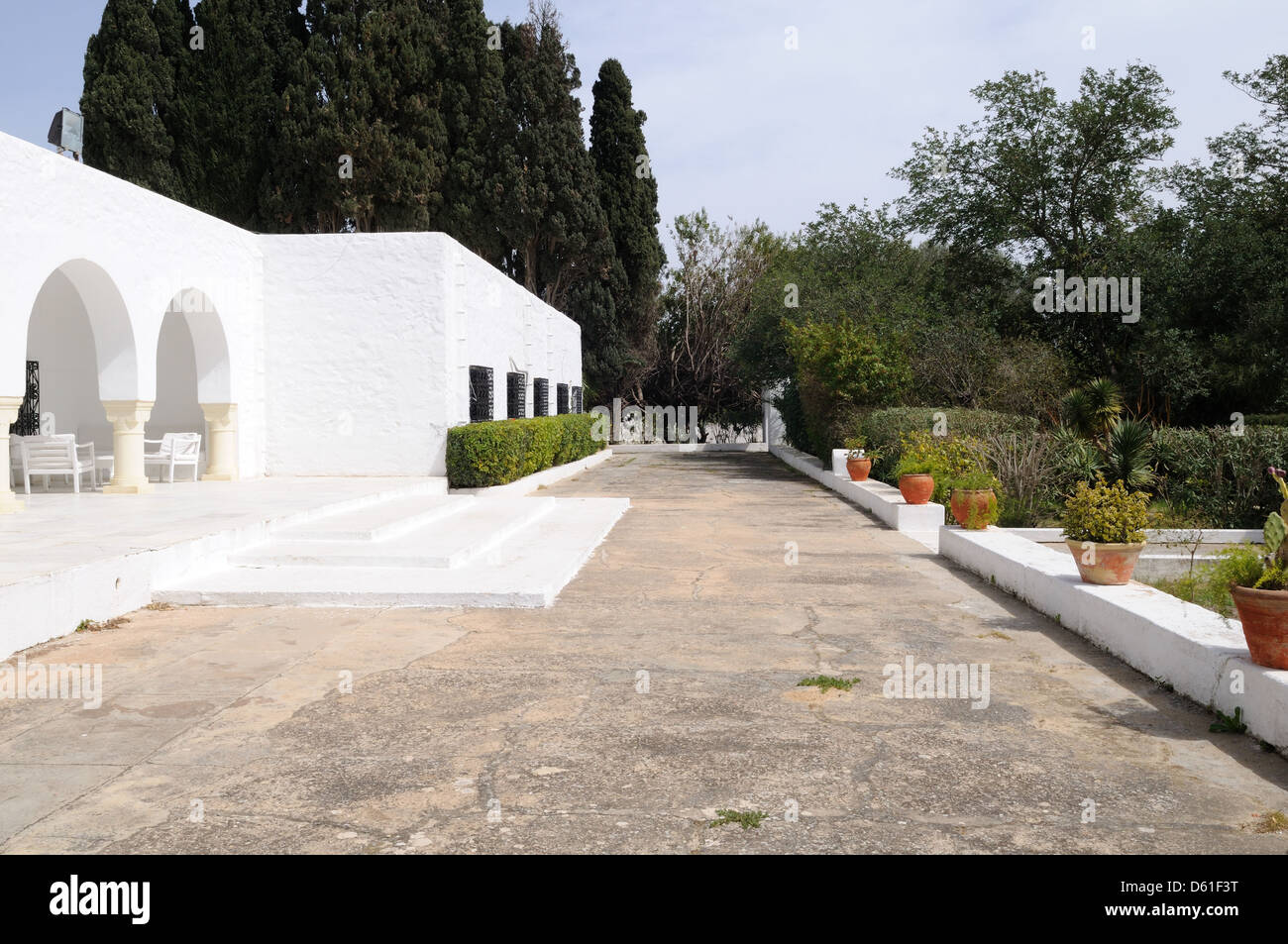 Villa Sebastian Culture Centre Hammamet Tunisie Banque D'Images