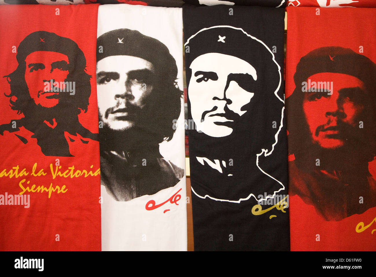 Cuba : souvenirs Souvenirs révolutionnaires / Che Guevara Banque D'Images