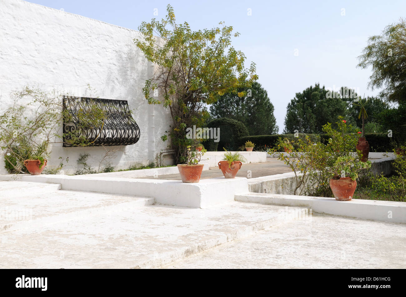 Villa Sebastian Culture Centre Hammamet Tunisie Banque D'Images