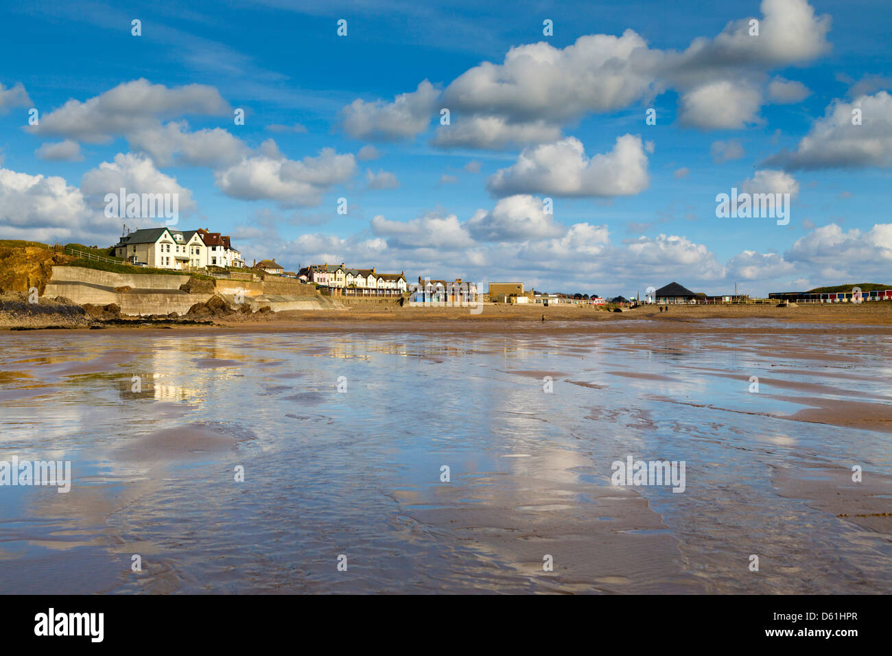 Plage, Près de Bude, Cornwall Flexbury ; Royaume-Uni ; Banque D'Images