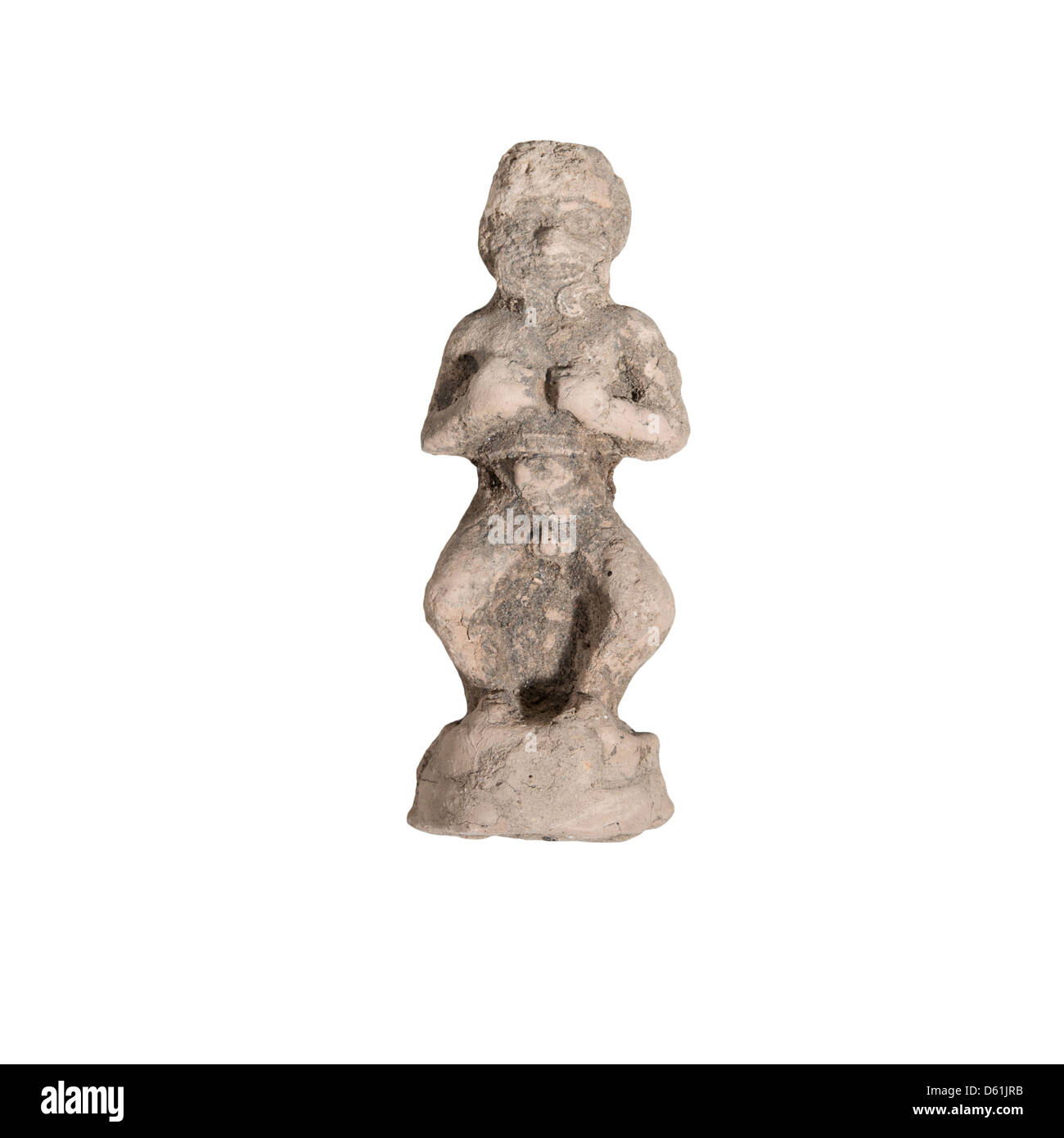 Une figurine en argile de Humbaba l'Assyrien gardien de la forêt de cèdres, 2e millénaire BCE Banque D'Images