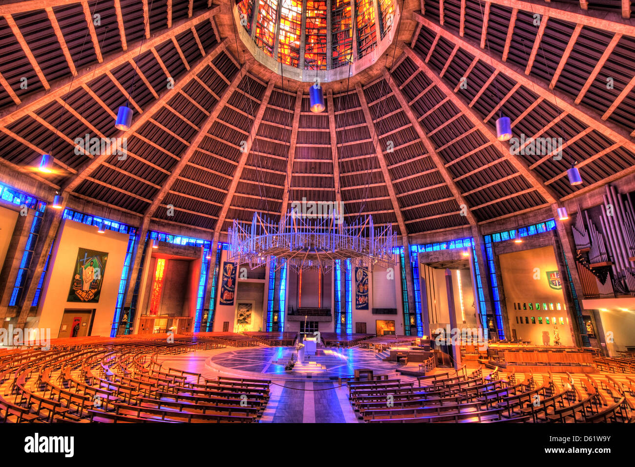 Liverpool Metropolitan Cathedral of Christ the King, Mount Pleasant, Liverpool, Angleterre Banque D'Images