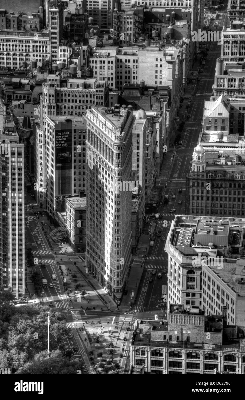 Le Flat Iron Building, New York City USA Banque D'Images