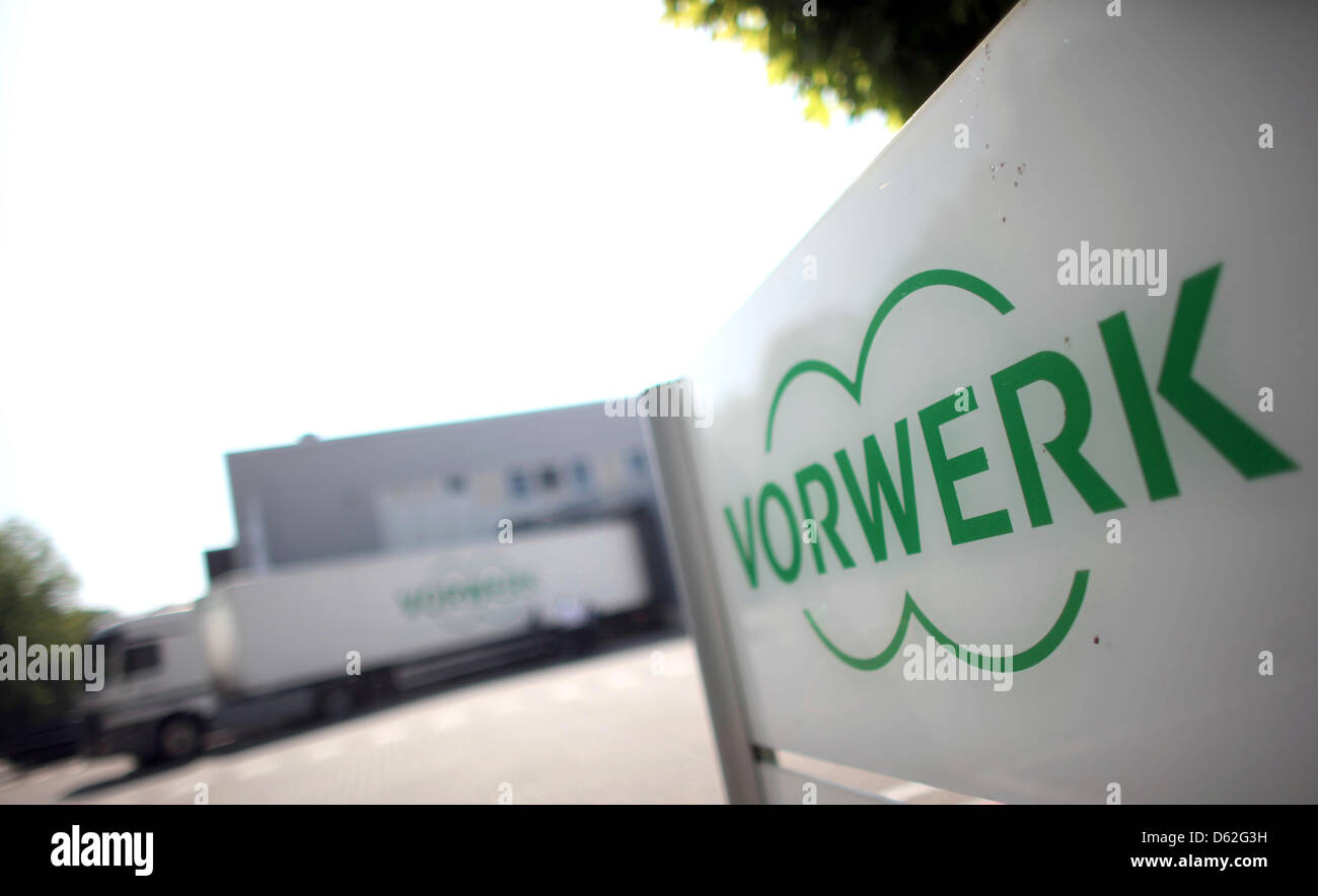 L'entrée de l'usine à Vorwerk Wuppertal, Allemagne, 22 mai 2012. La société aspirateur Vorwerk a présenté ses chiffres annuels aujourd'hui. Photo : OLIVER BERG Banque D'Images