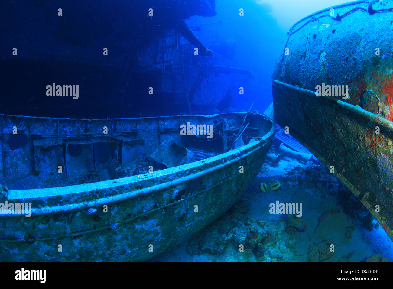 Le Salem Express est un paquebot qui a coulé dans la mer Rouge. Banque D'Images