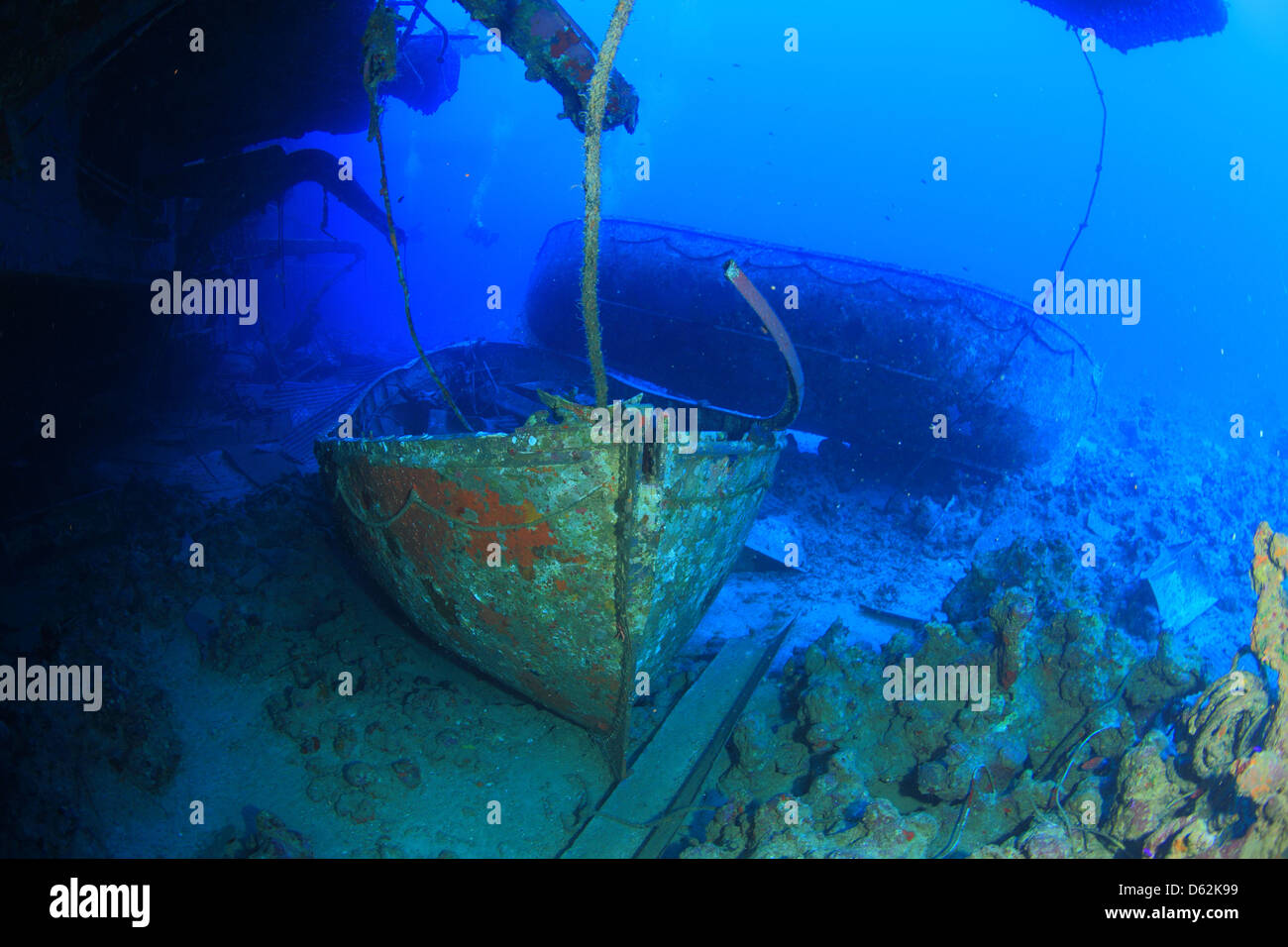 Le Salem Express est un paquebot qui a coulé dans la mer Rouge. Banque D'Images