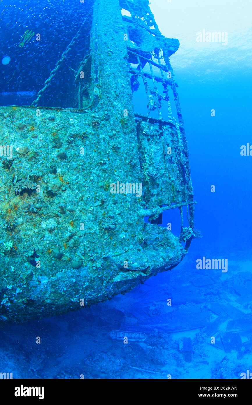 Le Salem Express est un paquebot qui a coulé dans la mer Rouge. Banque D'Images