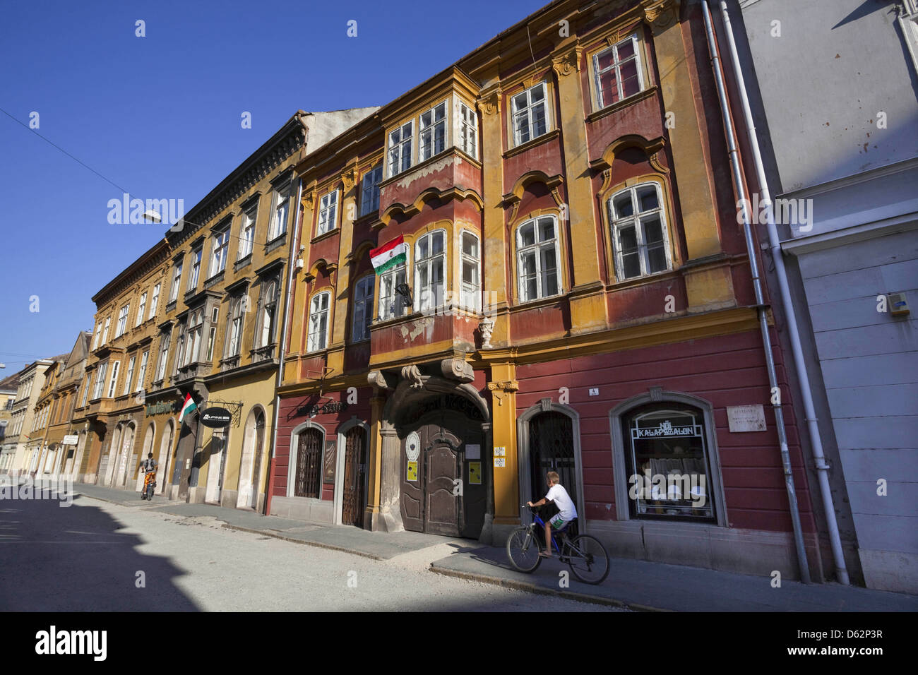 Vieille ville de Gyor, Hongrie Banque D'Images