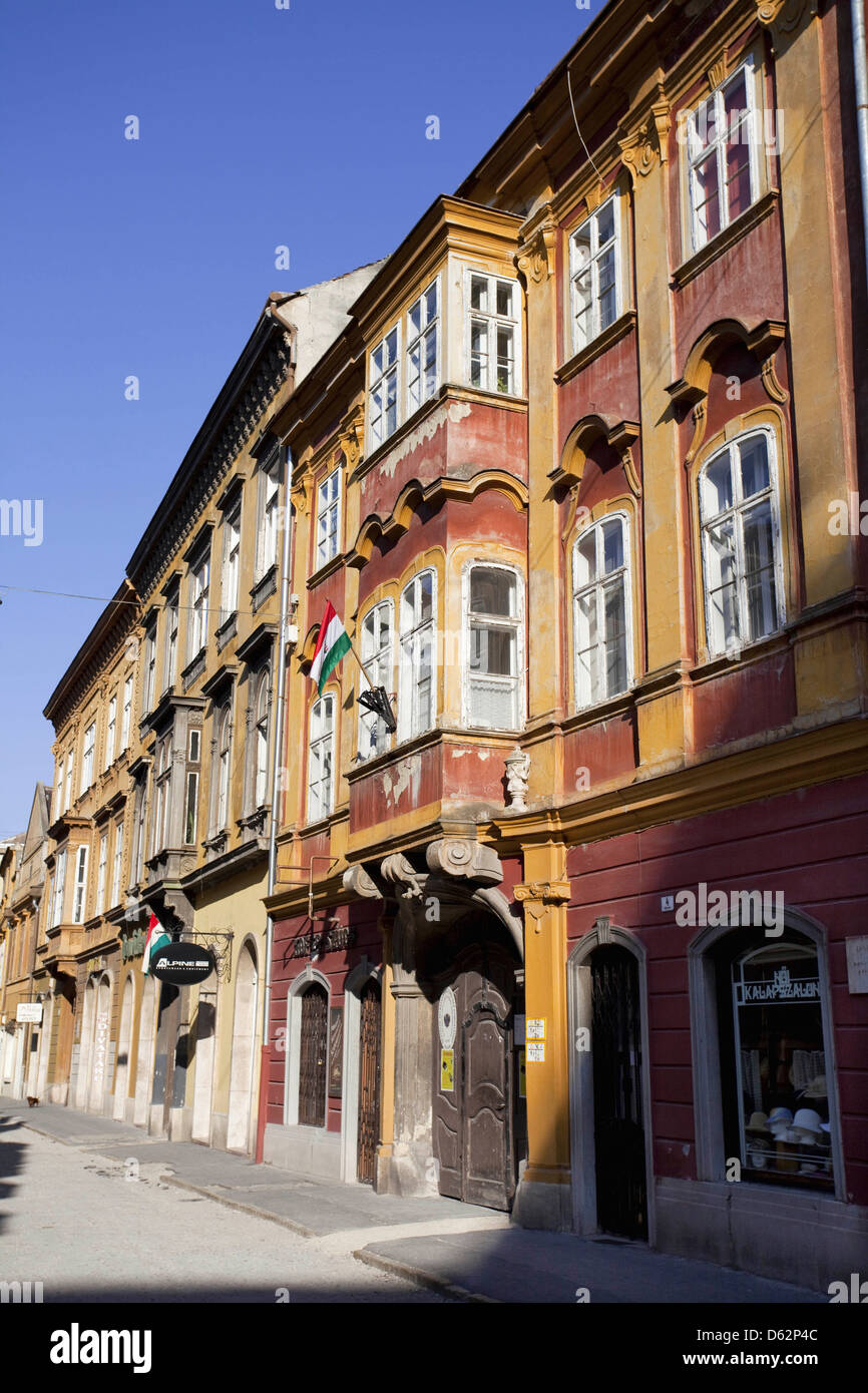 Vieille ville de Gyor, Hongrie Banque D'Images