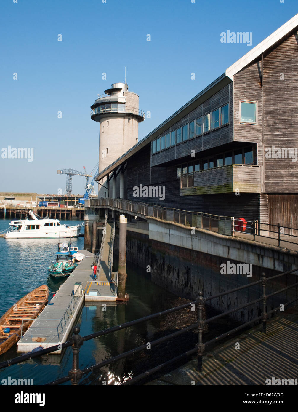 National Maritime Museum. À Cornwall Falmouth, England UK Banque D'Images