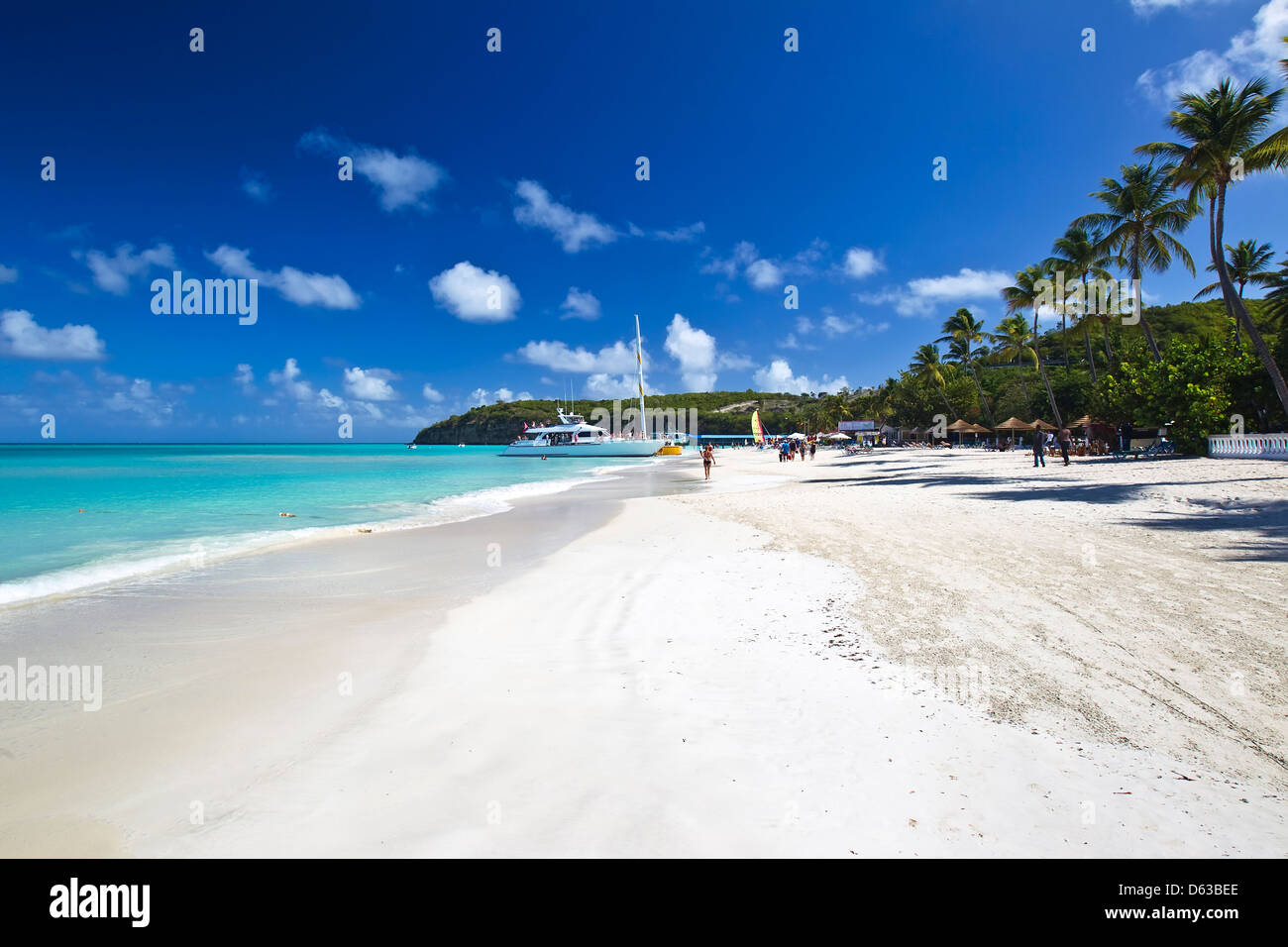 Dickinson bay et sandales Grand Hôtel Antigua, Antigua, Caraïbes, Antilles Banque D'Images