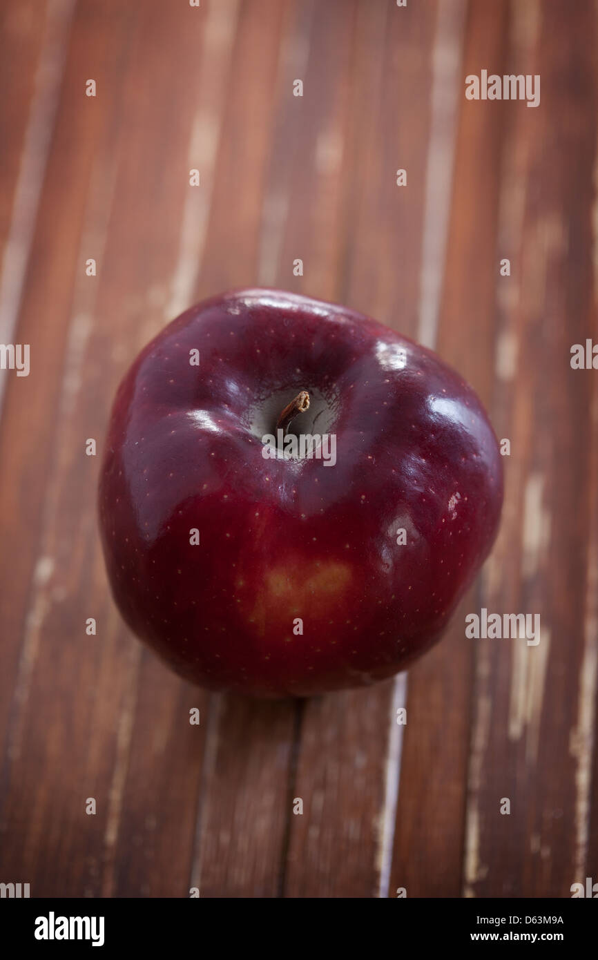 pomme rouge Banque D'Images