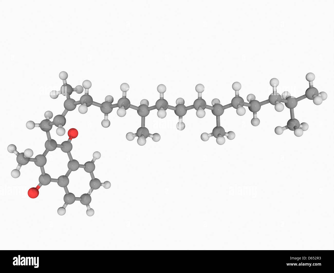 Molécule de vitamine K1 Banque D'Images