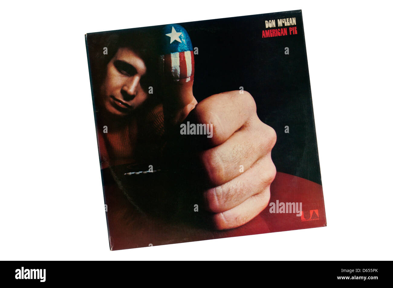 American Pie a été le deuxième album folk rock par l'auteur-compositeur Don McLean, sorti en 1971. Banque D'Images