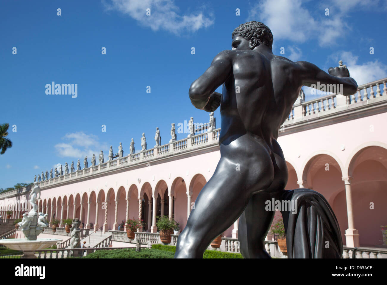 John et Mable Ringling Museum Art discus thrower discobulus Banque D'Images