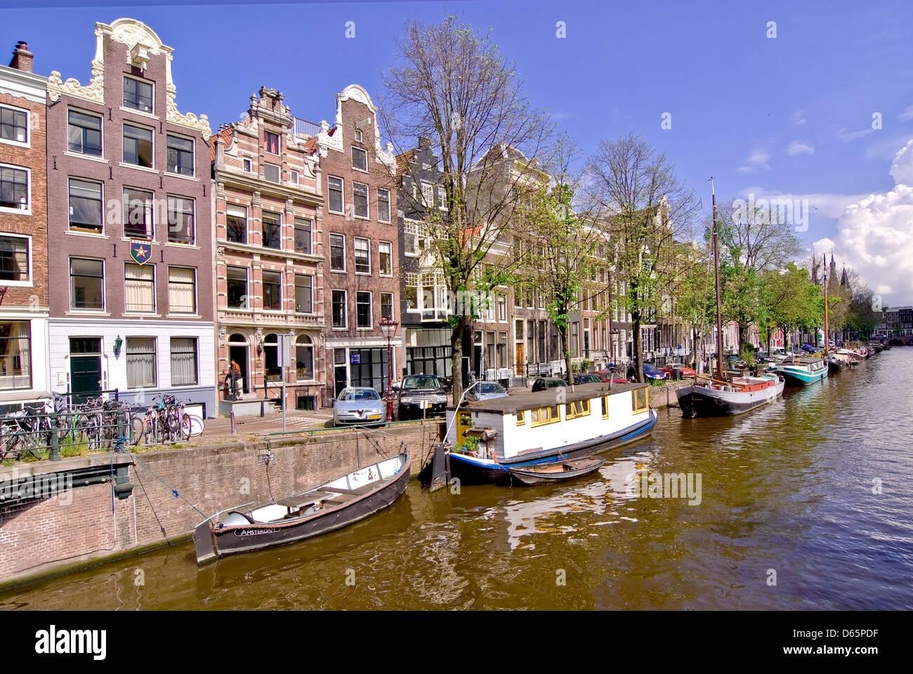 Gracht,Amsterdam Banque D'Images