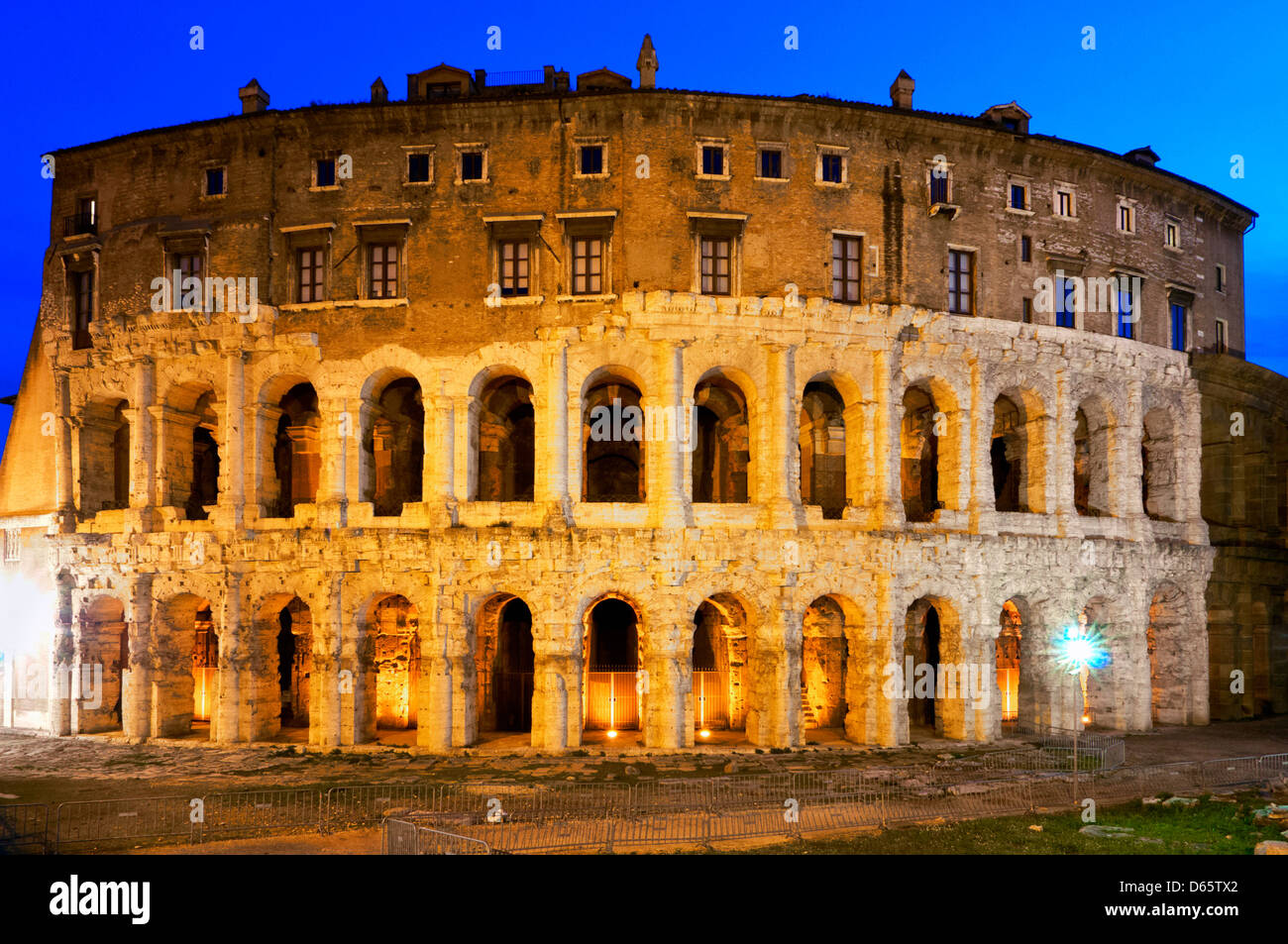 Le Teatro di Marcello, Rome, Italie Banque D'Images