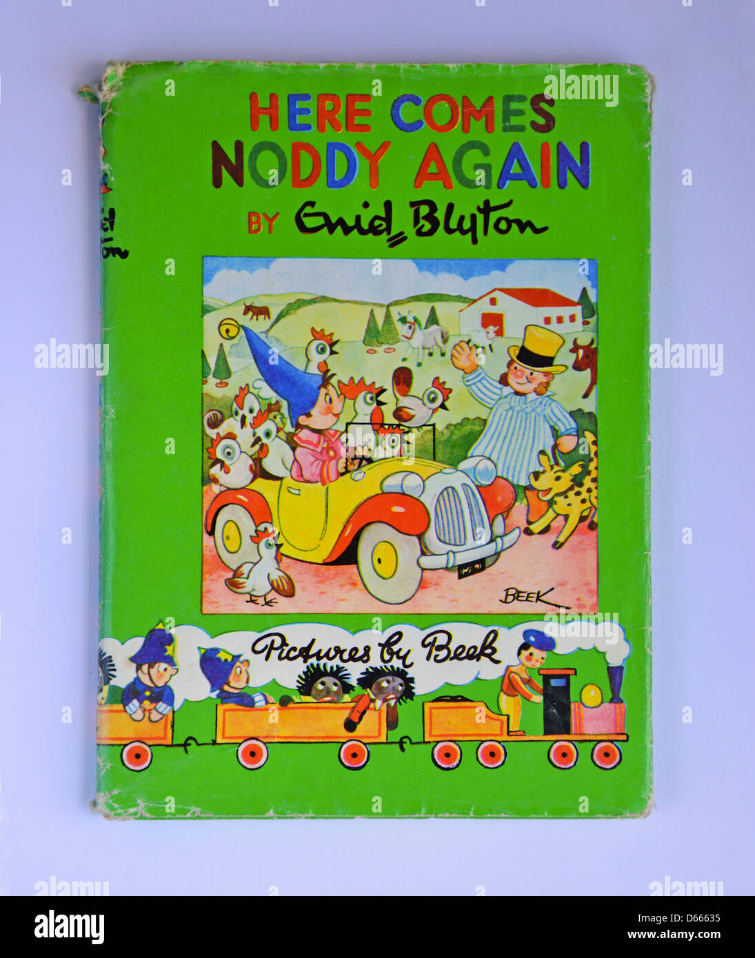 Enid Blyton's 'Here comes Noddy again' Noddy book, Ascot, Windsor, Berkshire, Angleterre, Royaume-Uni Banque D'Images