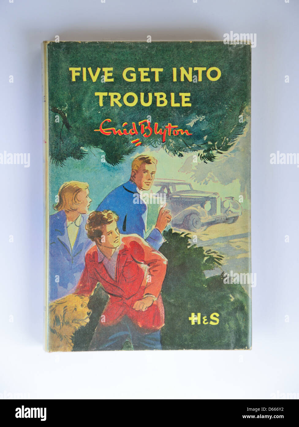 Enid Blyton's 'cinq sont en difficulté' huitième célèbre cinq livre, Ascot, Windsor, Berkshire, Angleterre, Royaume-Uni Banque D'Images