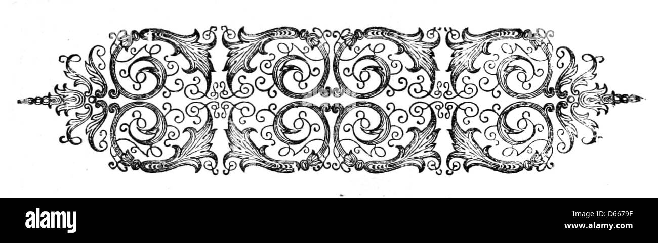 Illustration tirée de 'A Splendid Wreck and Other Poems' (1888), mettant en vedette une bordure florissante. Cette œuvre est un recueil illustré de poèmes, avec des éléments décoratifs détaillés entourant le texte, typique de la conception de livres du XIXe siècle. Banque D'Images