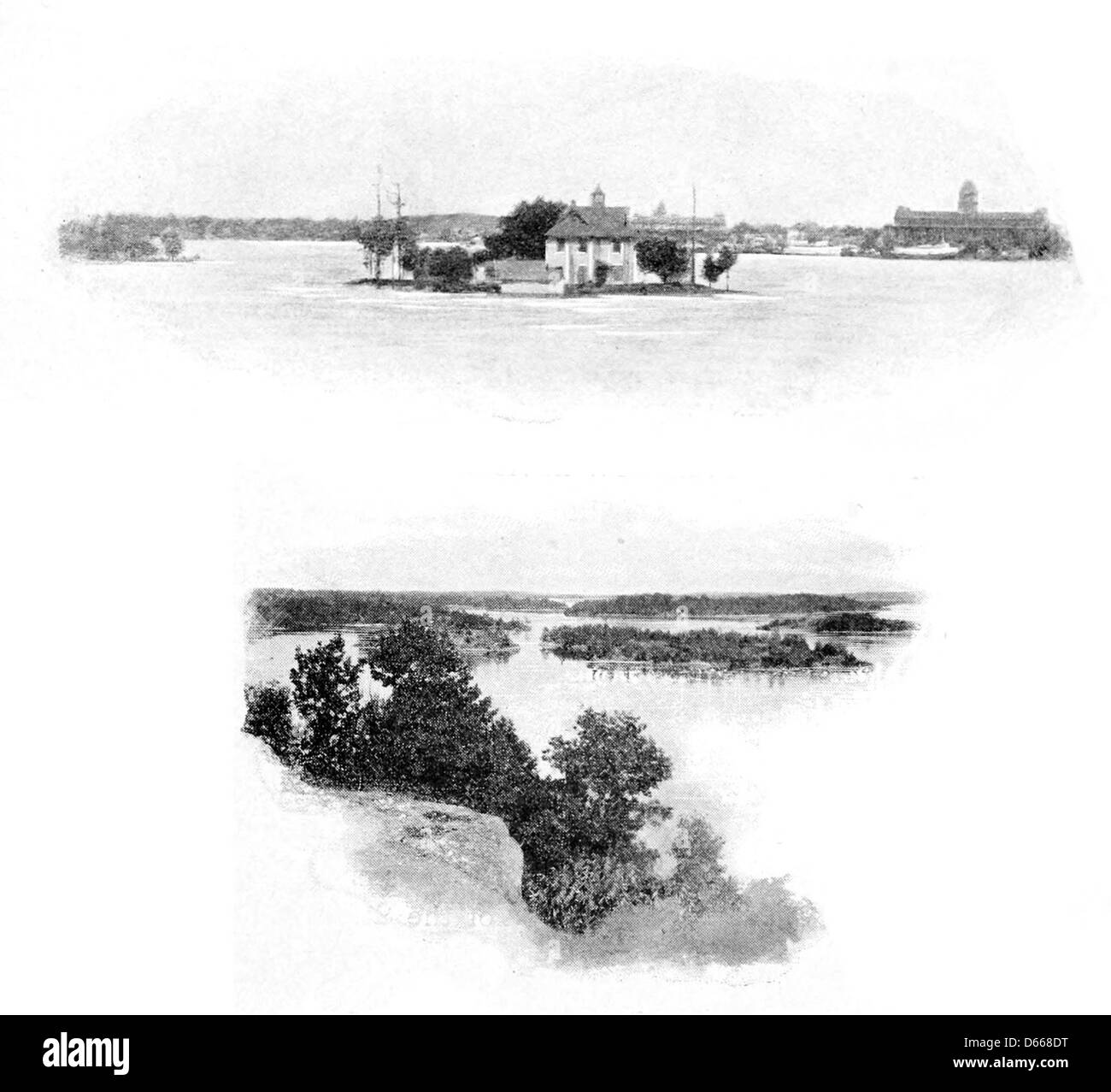 Une illustration tirée de 'A Summer Note-book' (1895), montrant la campagne paisible et pittoresque. L'image souligne la simplicité et la tranquillité de la vie rurale, reflétant le ton du livre. Banque D'Images