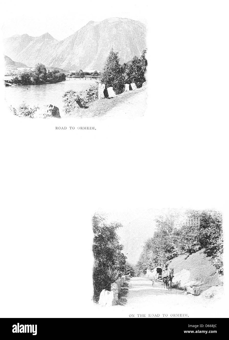 Cette photographie capture une vue historique d'un voyage d'été en 1898, couvrant l'Islande, la Norvège, la Suède et la Russie, se concentrer sur les paysages et les éléments culturels de la région à l'époque. Banque D'Images