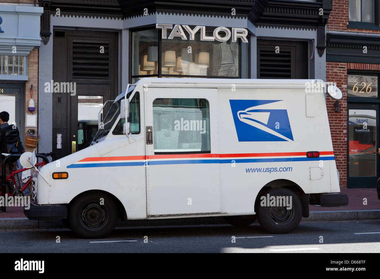 US Mail delivery truck - USA Banque D'Images