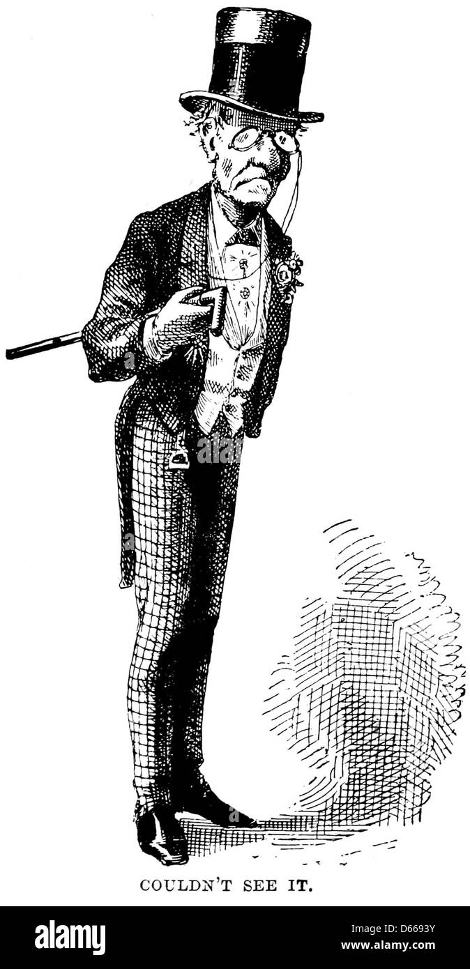 Cette image de 1885 présente l'une des illustrations de 'A Tramp Abroad', mettant en valeur l'humour et les croquis capturés par les artistes qui ont accompagné les voyages à travers l'Europe. Banque D'Images