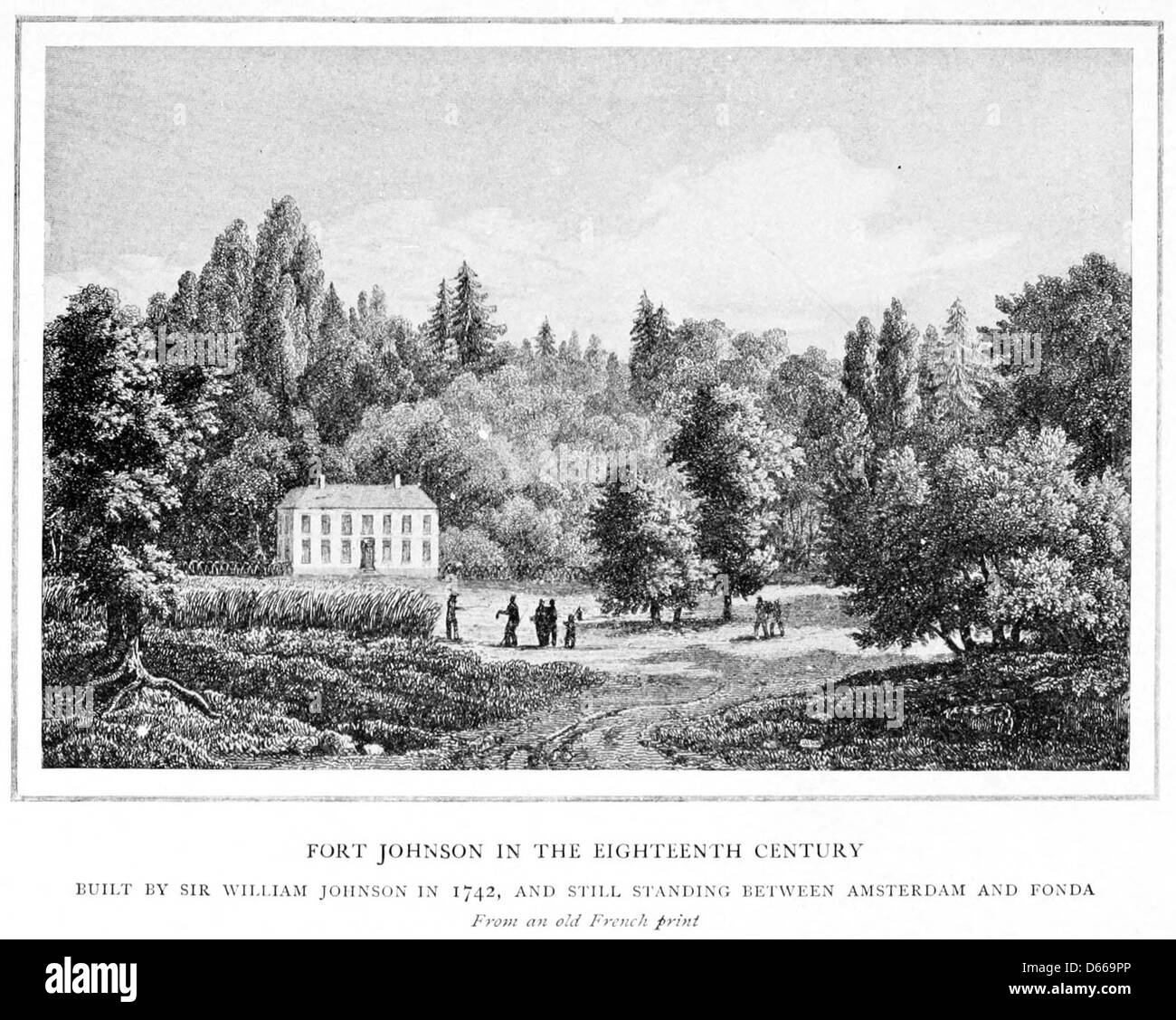 Une publication de 1906 détaillant le journal de 1769 de Richard Smith sur sa tournée le long des rivières Hudson, Mohawk, Susquehanna et Delaware. Le journal comprend des références au fort Johnson, établi par Sir William Johnson en 1742. Banque D'Images