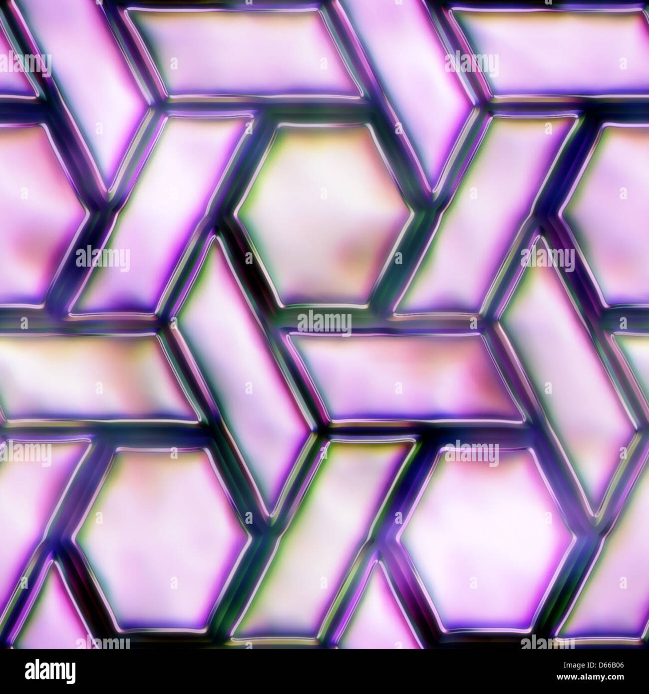 Un élégant fond en verre coupé avec un design lavande sans couture. Cette pièce décorative met en valeur les détails complexes du verre taillé, avec une teinte lavande douce, souvent utilisée dans le design d'intérieur vintage et la verrerie. Banque D'Images