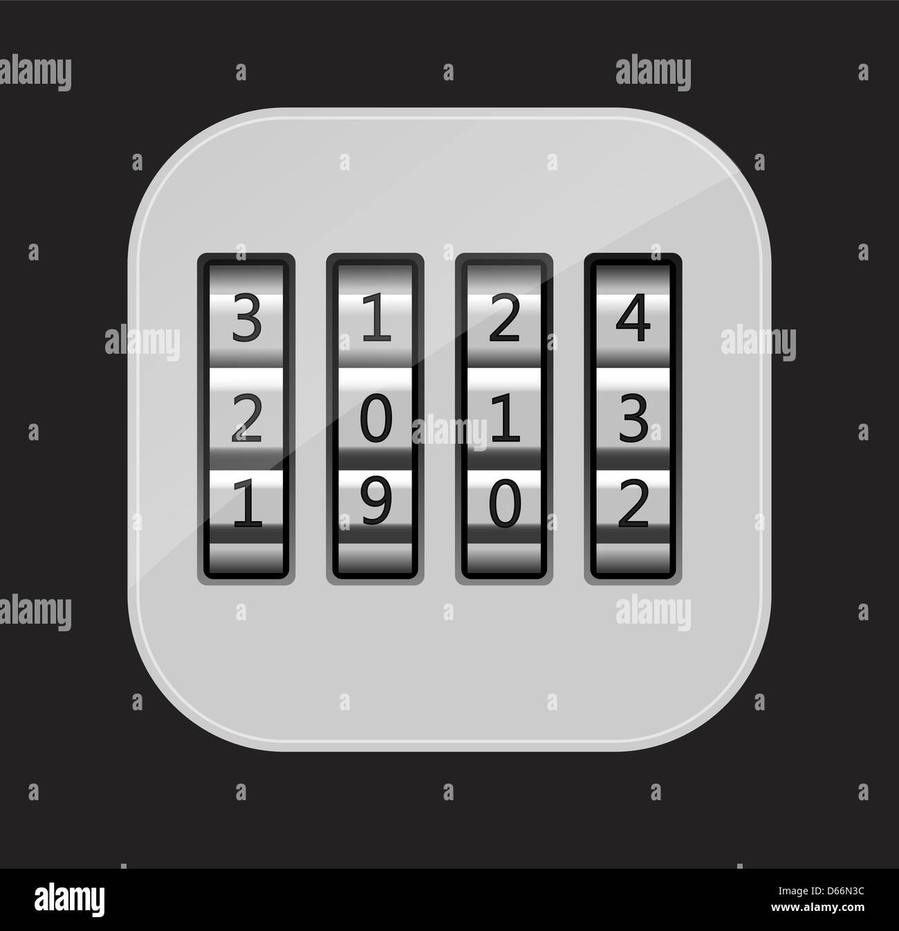 Icône Apps vector illustration Banque D'Images