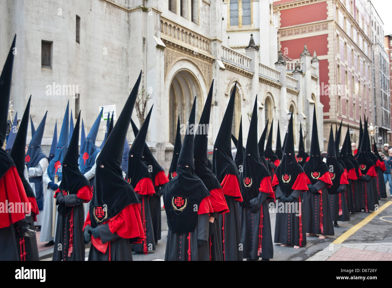 "Semana Santa" - Pâques Catholique traditionnel paradant à Bilbao, Espagne Banque D'Images