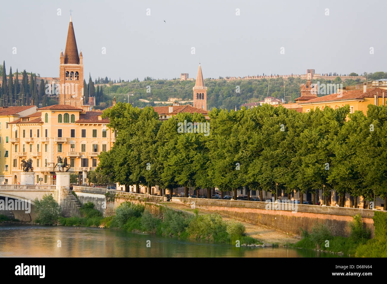 Paysage urbain italien. Vérone. Banque D'Images