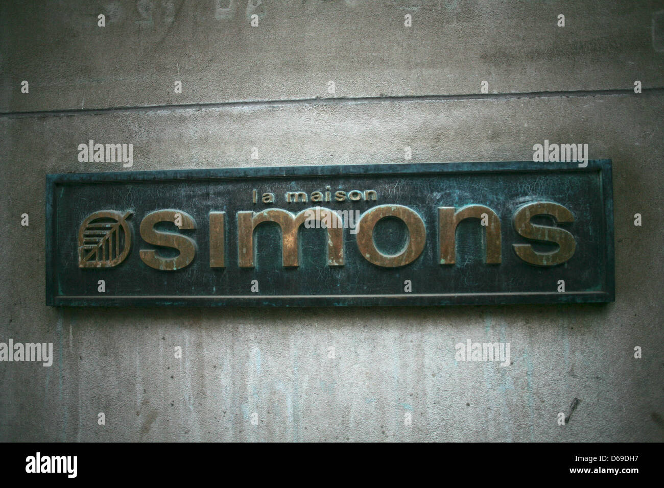 La Maison Simons est un détaillant de mode dans la province de Québec. Banque D'Images