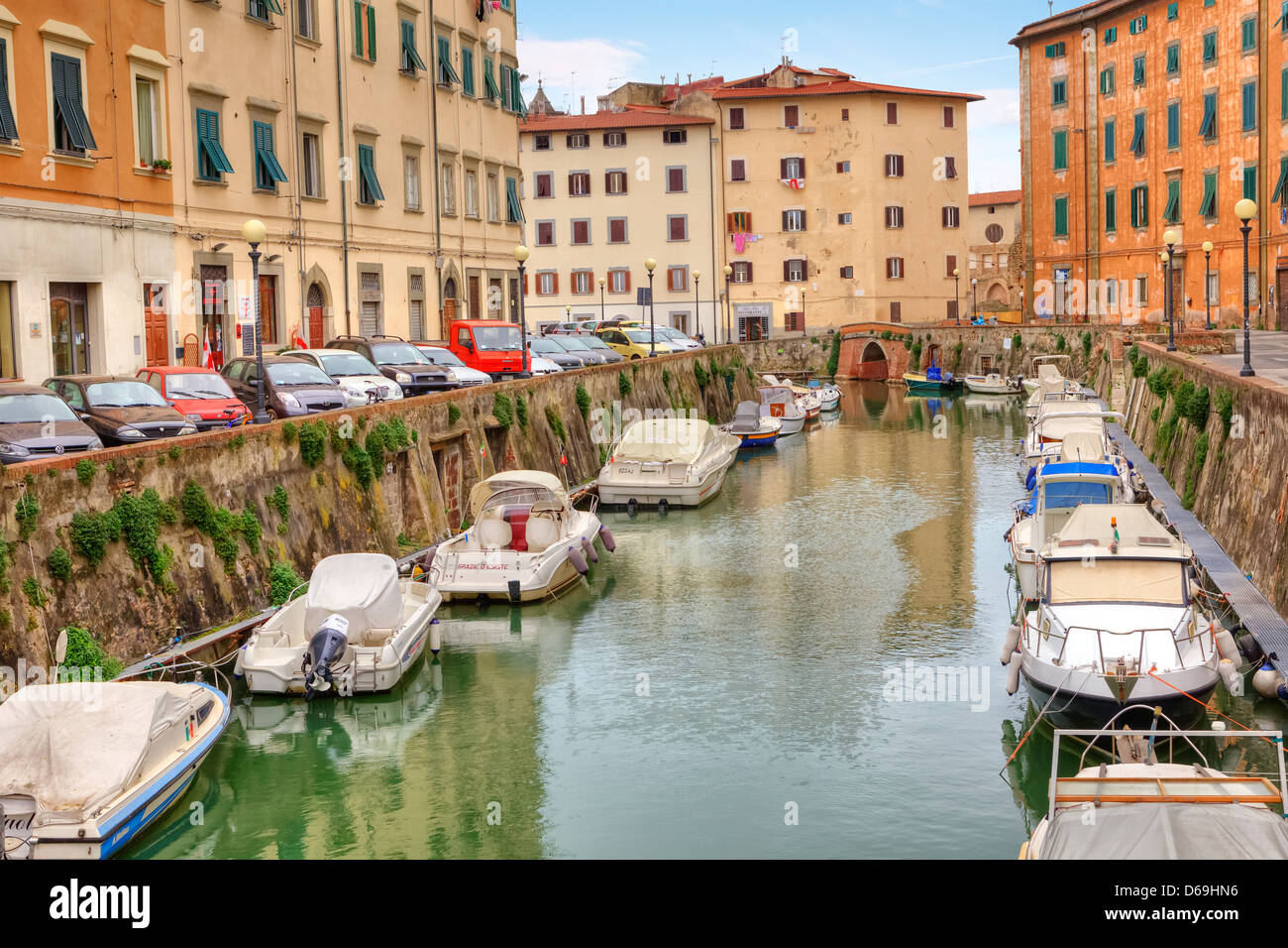 Livourne, Venise Nuovo, Toscane, Italie Banque D'Images