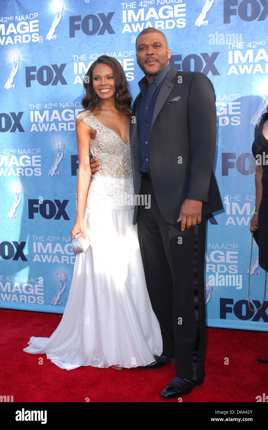 Tyler Perry et femme 42ème NAACP Image Awards Au Shrine Auditorium - Arrivées à Los Angeles en Californie, États-Unis - 04.03.11 Banque D'Images Tyler Perry et femme 42ème NAACP Image Awards Au Shrine Auditorium - Arrivées à Los Angeles en Californie, États-Unis - 04.03.11 Banque D'Images